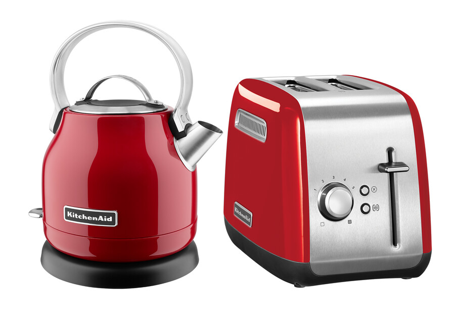 1.25l artisan electric kettle kek1222 2 slice toaster kmt2115 bundle