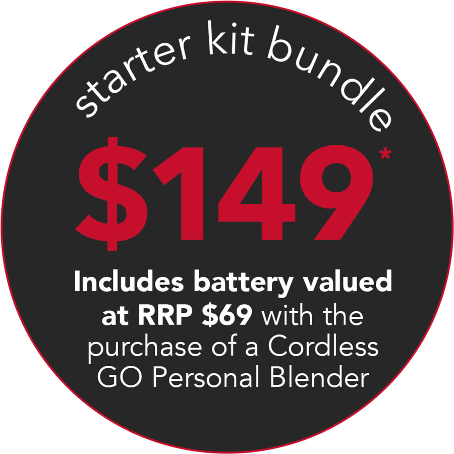 cordless go personal blender with battery