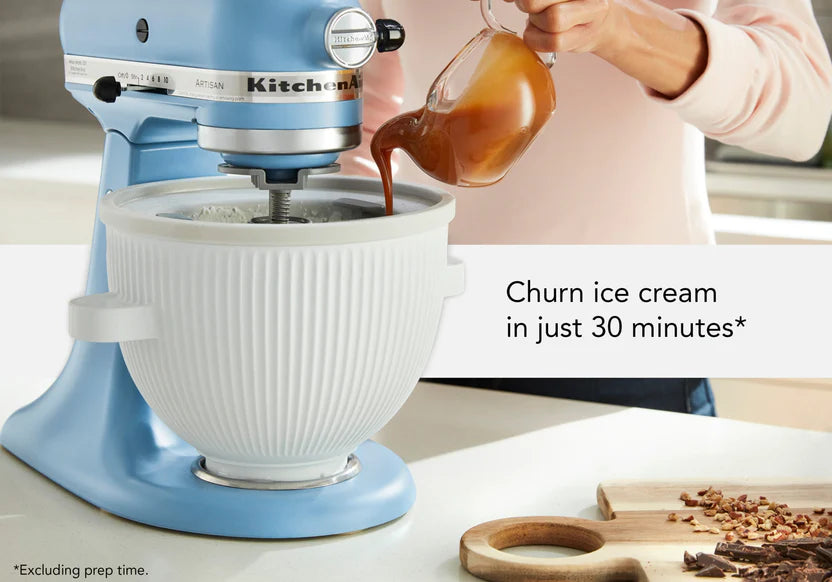 artisan tilt-head stand mixer ksm192 ice cream bowl bundle
