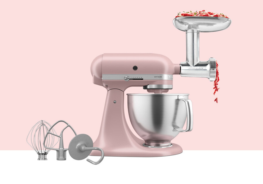 artisan tilt-head stand mixer ksm192 metal food grinder attachment b