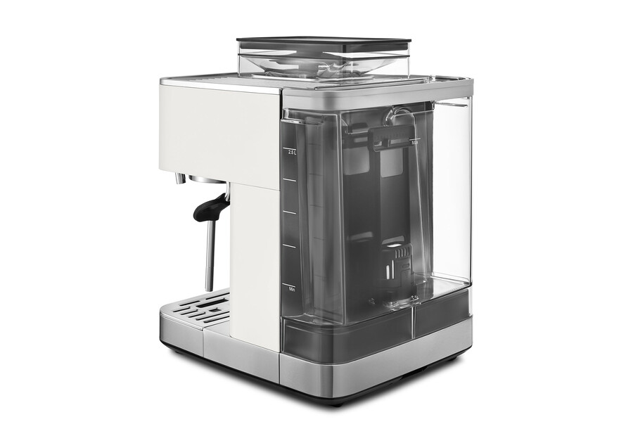 semi automatic espresso machine with burr grinder walnut wood espresso accessory kit