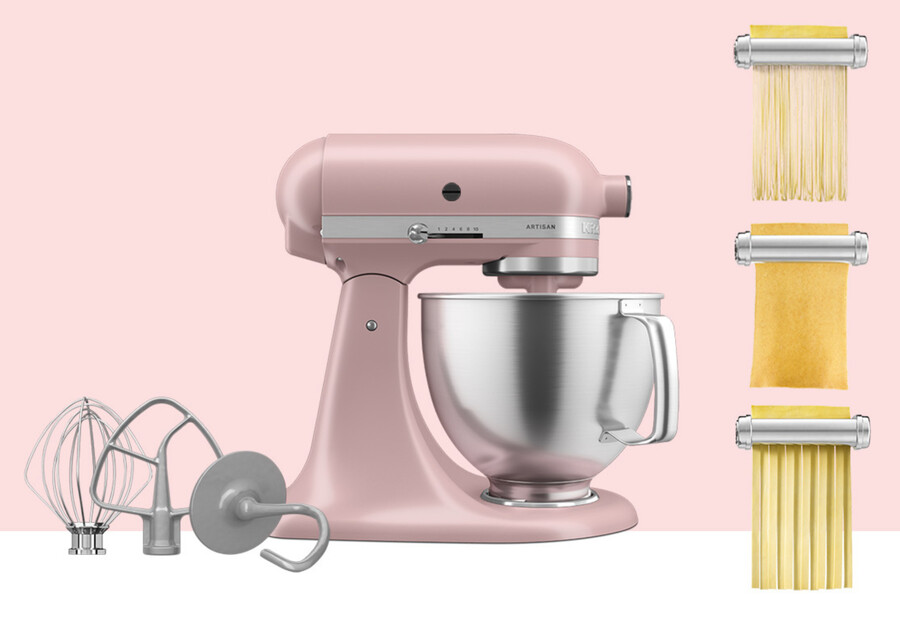 artisan tilt-head stand mixer ksm192 3 piece pasta attachment bundle