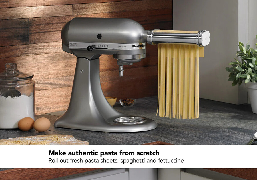 artisan tilt-head stand mixer ksm192 3 piece pasta attachment bundle