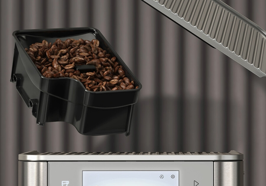 fully auto bean hopper with lid