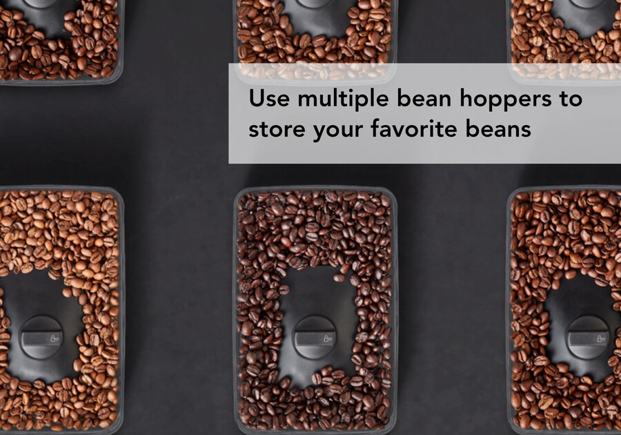 semi auto removable bean hopper