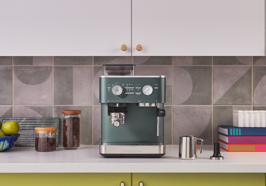 semi automatic espresso machine with burr grinder
