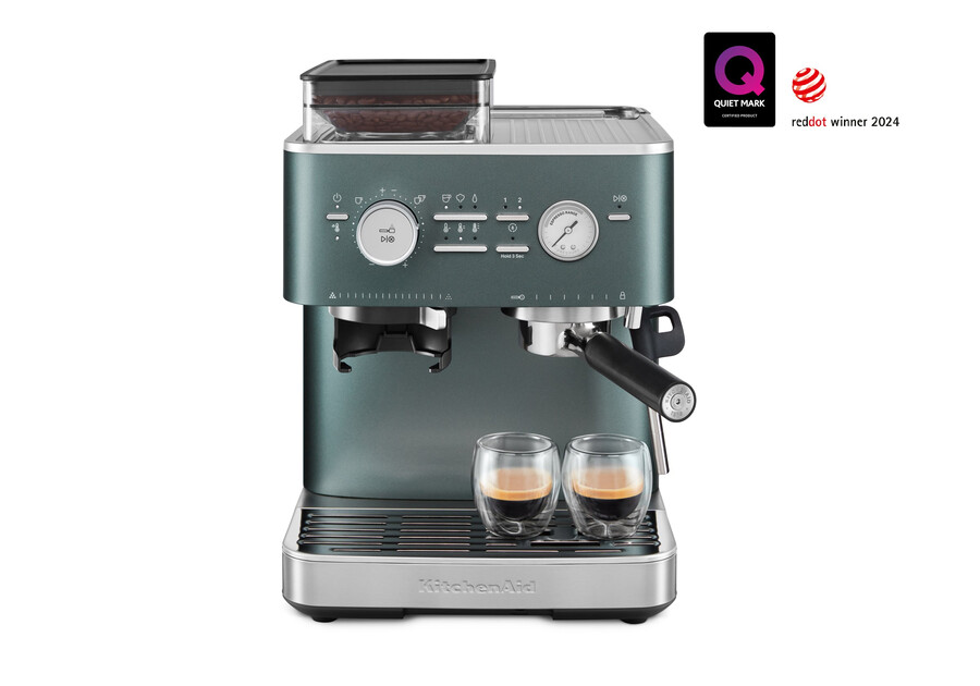 semi automatic espresso machine with burr grinder
