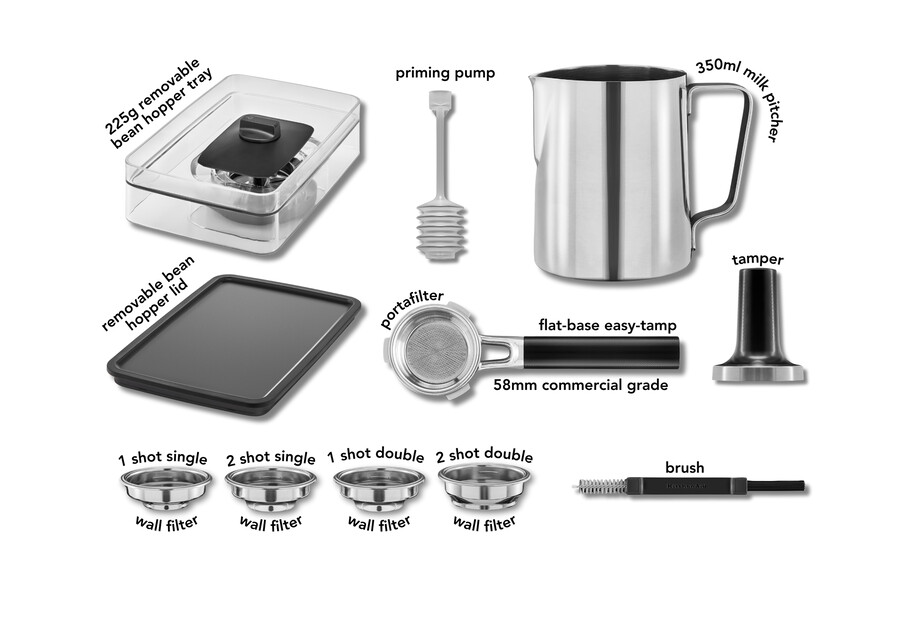 semi automatic espresso machine with burr grinder