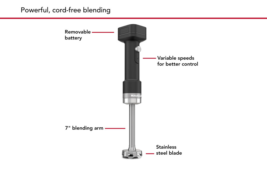 cordless hand blender without battery