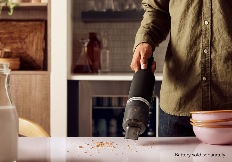 cordless kitchen vacuum matte black