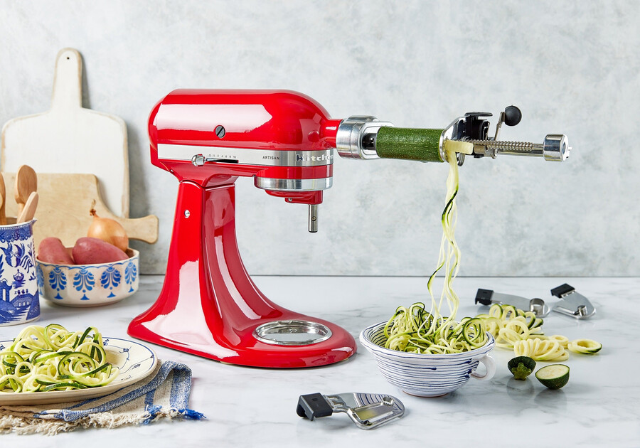 7 blade spiraliser with attachements