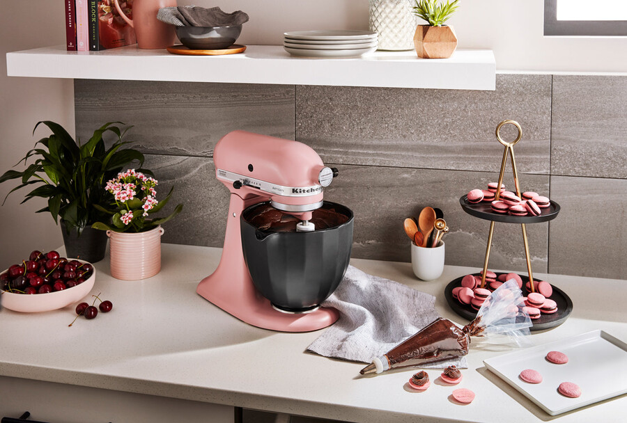 4.7l black shell ceramic bowl for tilt-head stand mixer ksm2cb5pbs