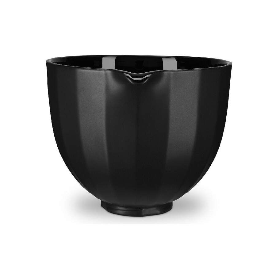 4.7l black shell ceramic bowl for tilt-head stand mixer ksm2cb5pbs