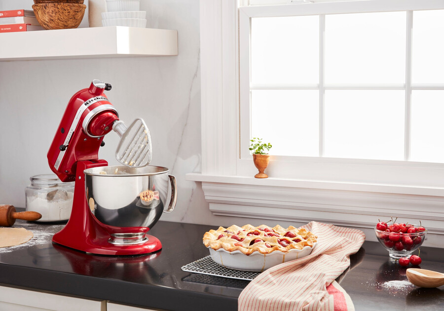 pastry beater for tilt head stand mixer silver coated 5ksmpb5