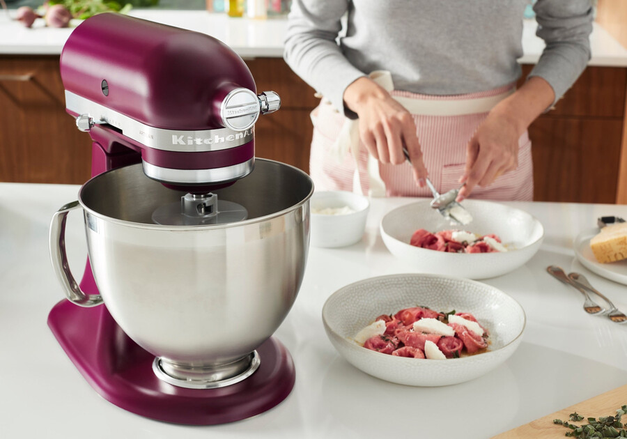 artisan tilt-head stand mixer - beetroot ksm195