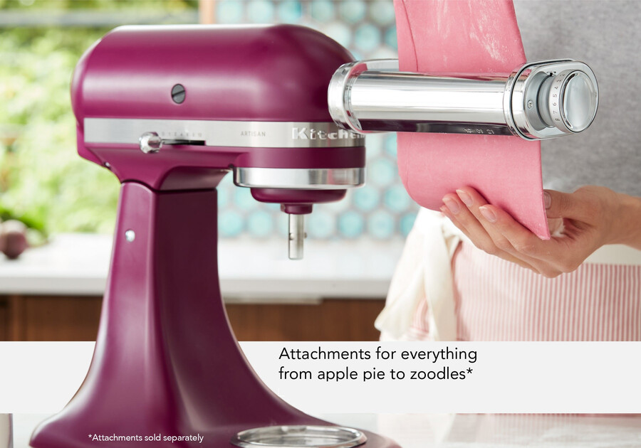 artisan tilt-head stand mixer - beetroot ksm195