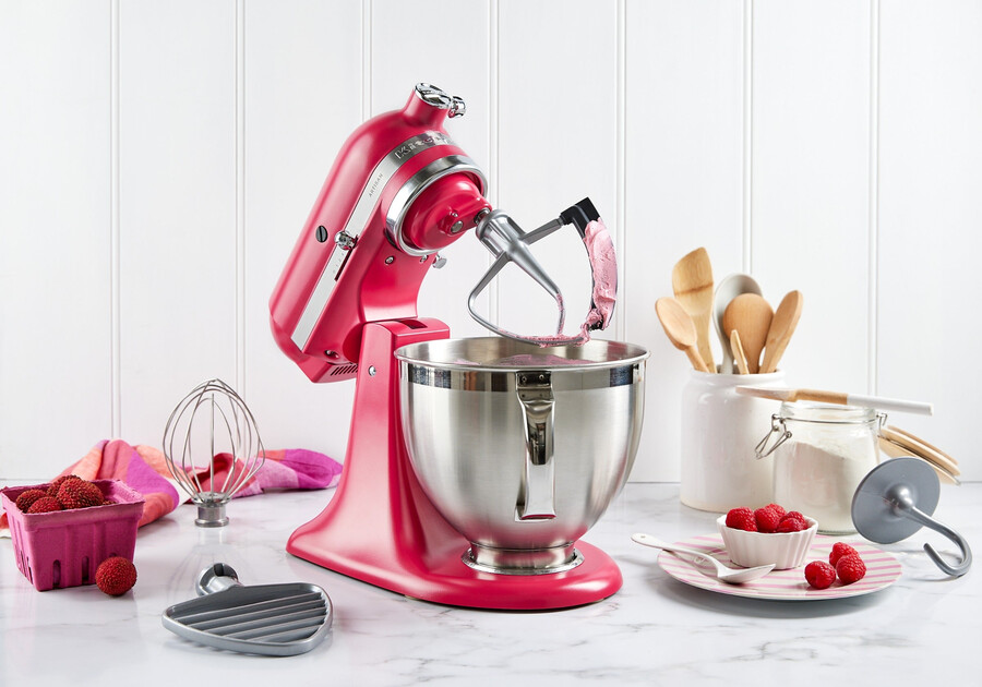 artisan tilt-head stand mixer - hibiscus ksm195